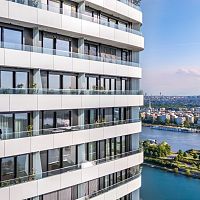 Drohnenaufnahme Danube Flats