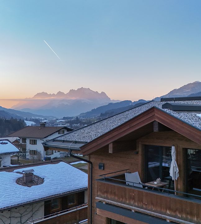 Penthouse mit Blick auf den Wilden Kaiser
