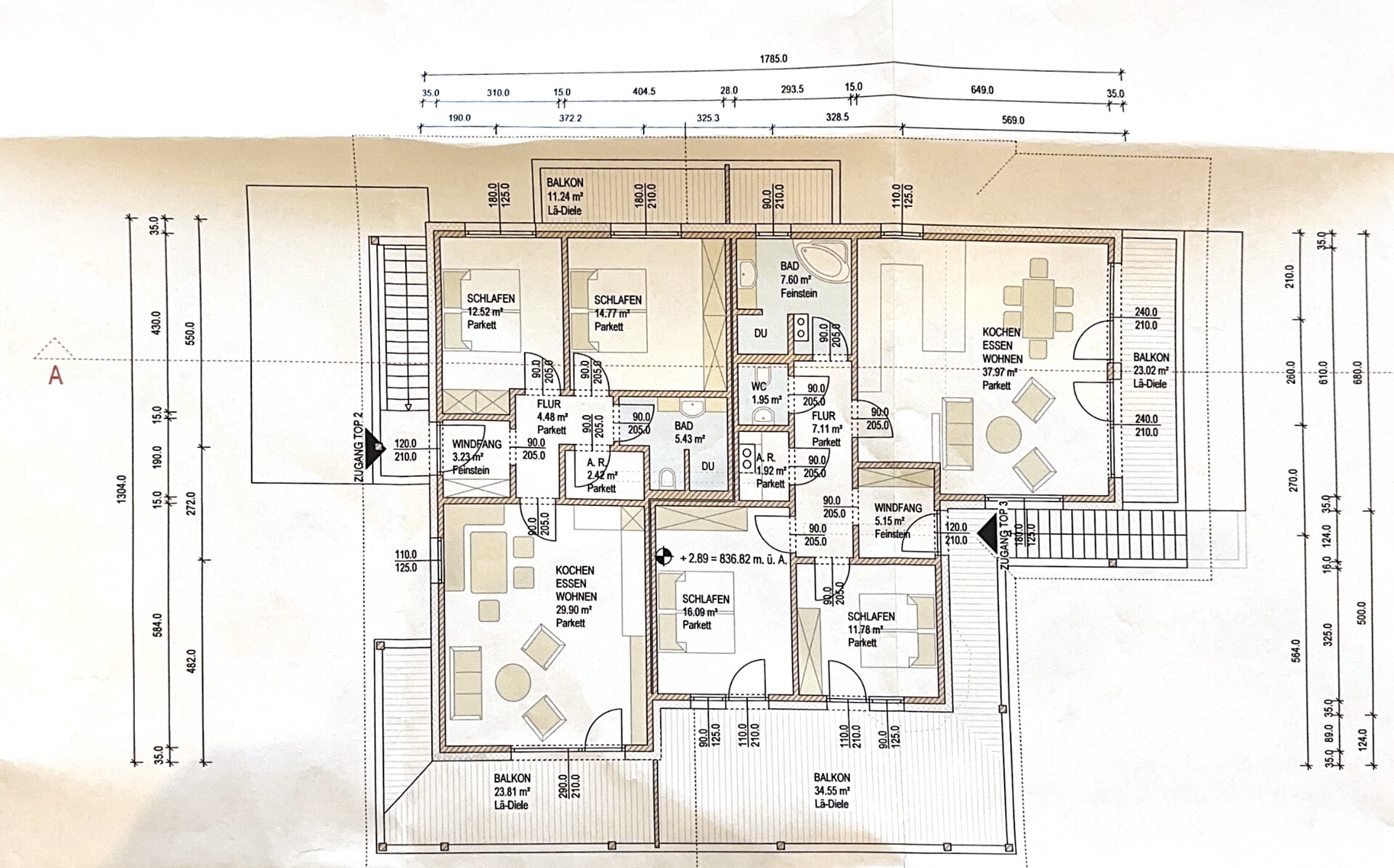 Grundriss Dachgeschoss
