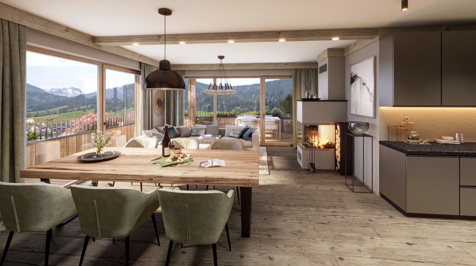 VISUALISIERUNG WOHNBEREICH